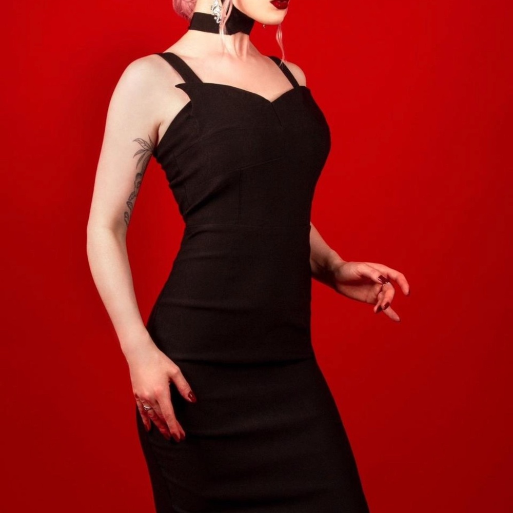 NWT Katakomb by Kassandra Love Vamp Batwing Dress